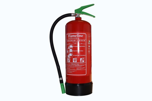 Handbrandblusser S6ABF, 6 liter PFAS/FLUOR vrij 27A, 144B, 40F